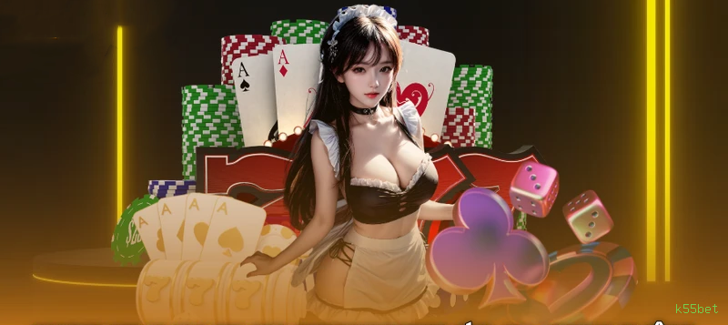 Slots online da k55bet com jackpots progressivos